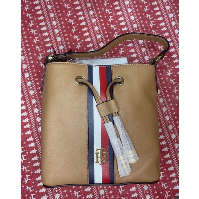 TOMMY HILFIGER BUCKET BAG | Shopee Philippines