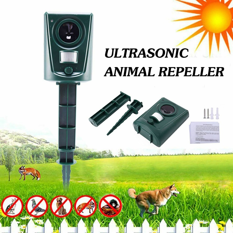 1pc Garden Outdoor Ultra Sonic Animal Deterrent Repeller Motion Sensor