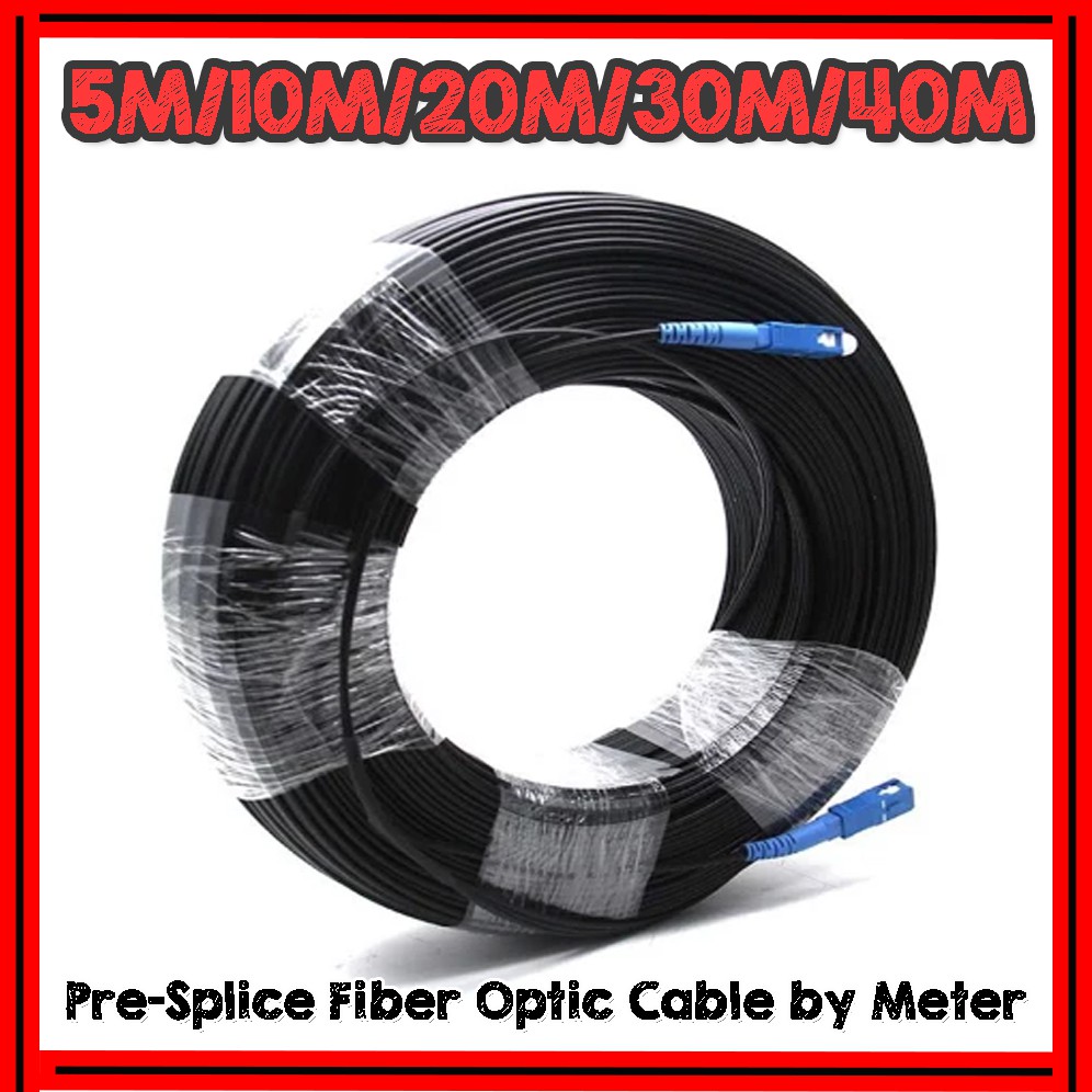 Fiber Optic Cable Single Core Pre Splice M M M M Ready To Deploy Shopee Philippines