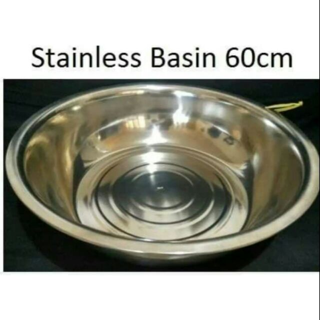 Stainless Steel Basin 60cm | Shopee Philippines