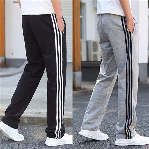 Mens Straight Leg Sweat Pants  Polyester Men's Sports Pants