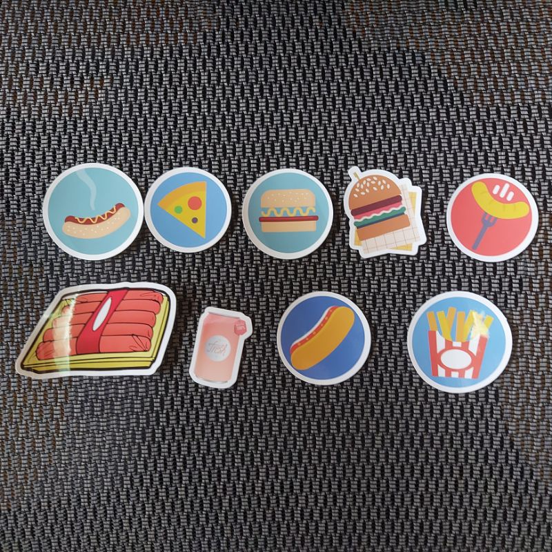 food stickers (9 pcs) | Shopee Philippines