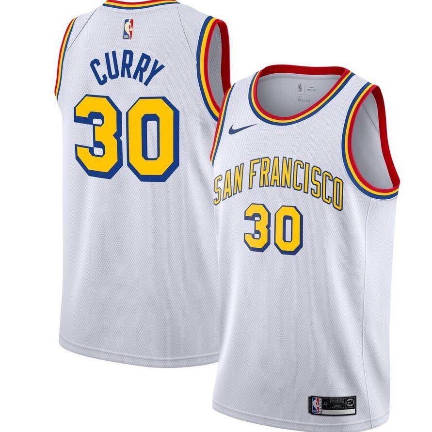 Golden State Warriors Stephen Curry White (San Francisco) Shopee