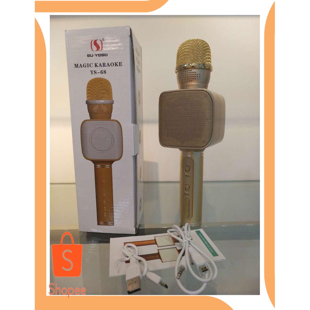 Selling parts MIC KARAOKE BLUETOOTH WIRELESS YS68 / MIC YS68 COLORFUL