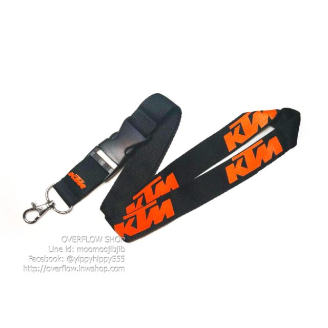 KTM Lanyard Neck Straps Card Holders 2.5 Cm Thick Strap Screen Is Clear