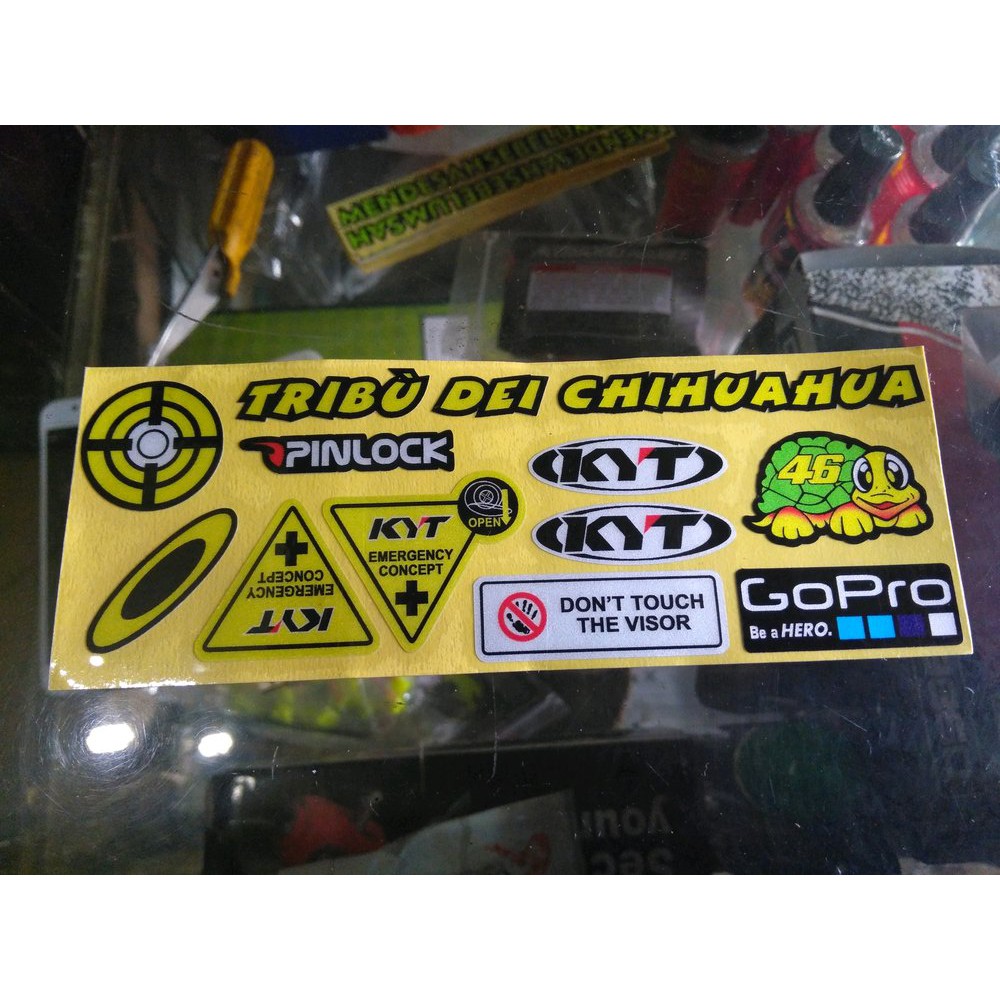 Helmet Sticker One Set Kyt Nhk Ink Kbc Zeus Arai Shoei Nolan Agv ...