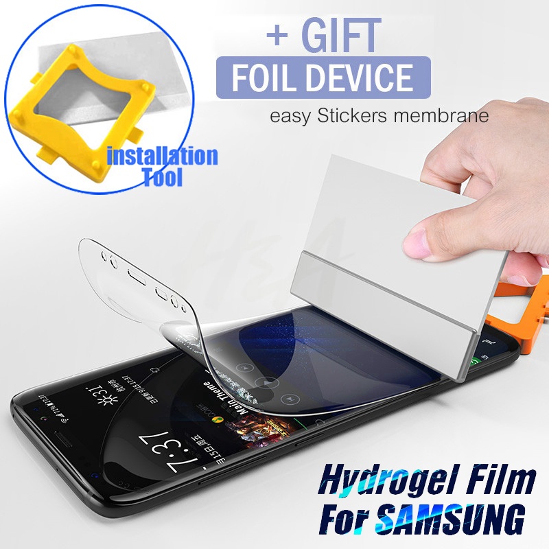 Film De Protection Hydrogel Pour Samsung Galaxy S7 à S23 Et Modèles FE - Transparent Anti-choc - Marque TAPERSO