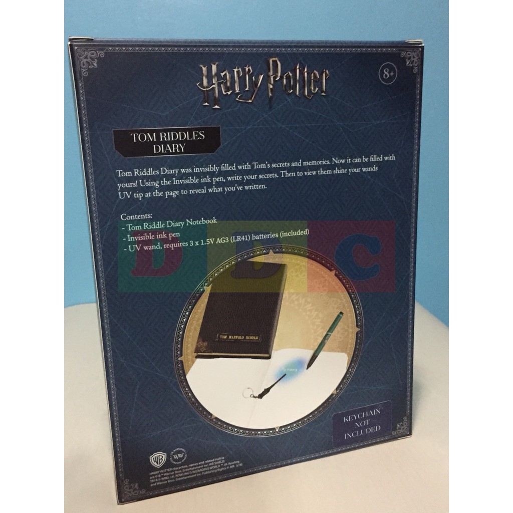 Harry Potter Tom Riddle's Diary with Invisible Ink Pen Wand