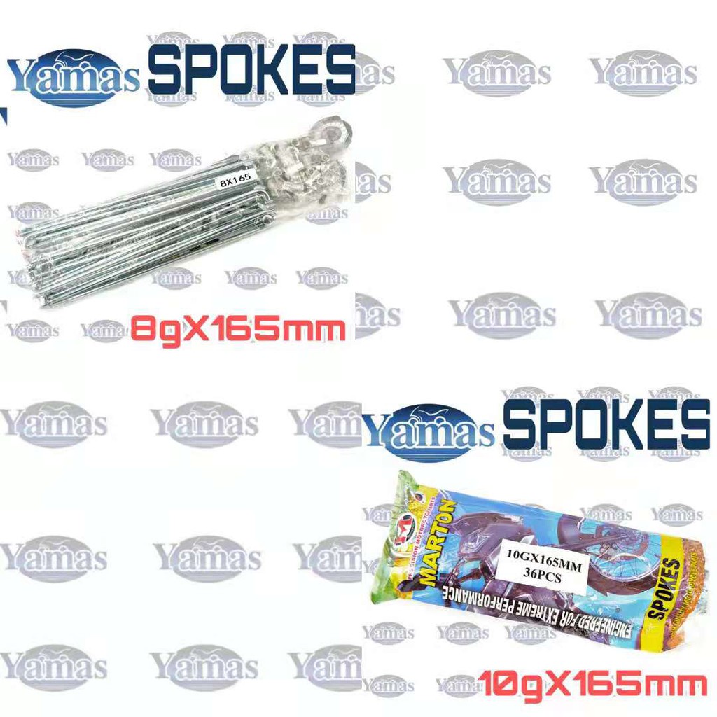 MOTORCYCLE STAINLESS STEEL RIOS SPOKES WITH NIPPLES | Shopee Philippines