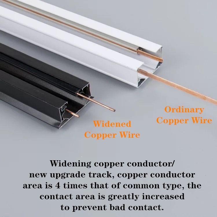 Track Light Rail Frame Fitting Circular/Strip Track Rail Join Connector ...