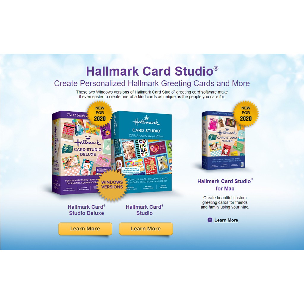 Hallmark Card Studio Deluxe 2020, 2021, 2022 Versions Latest Updates