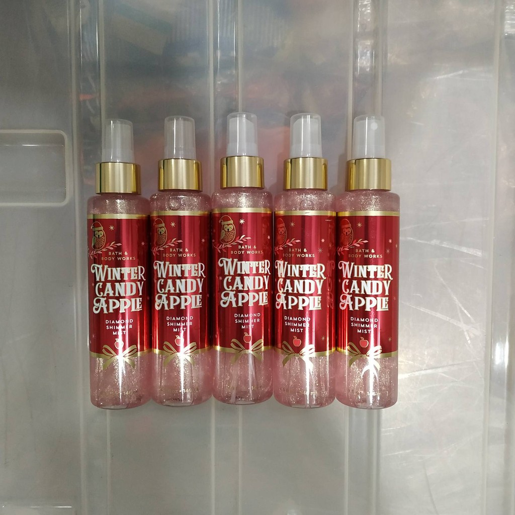 Bath and Body Works Winter Candy Apple Diamond Shimmer Mist