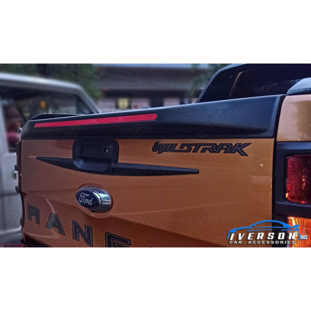 Top Rear Cladding Lid Cover with Reflector for Ford Ranger 2012 to 2020 ...