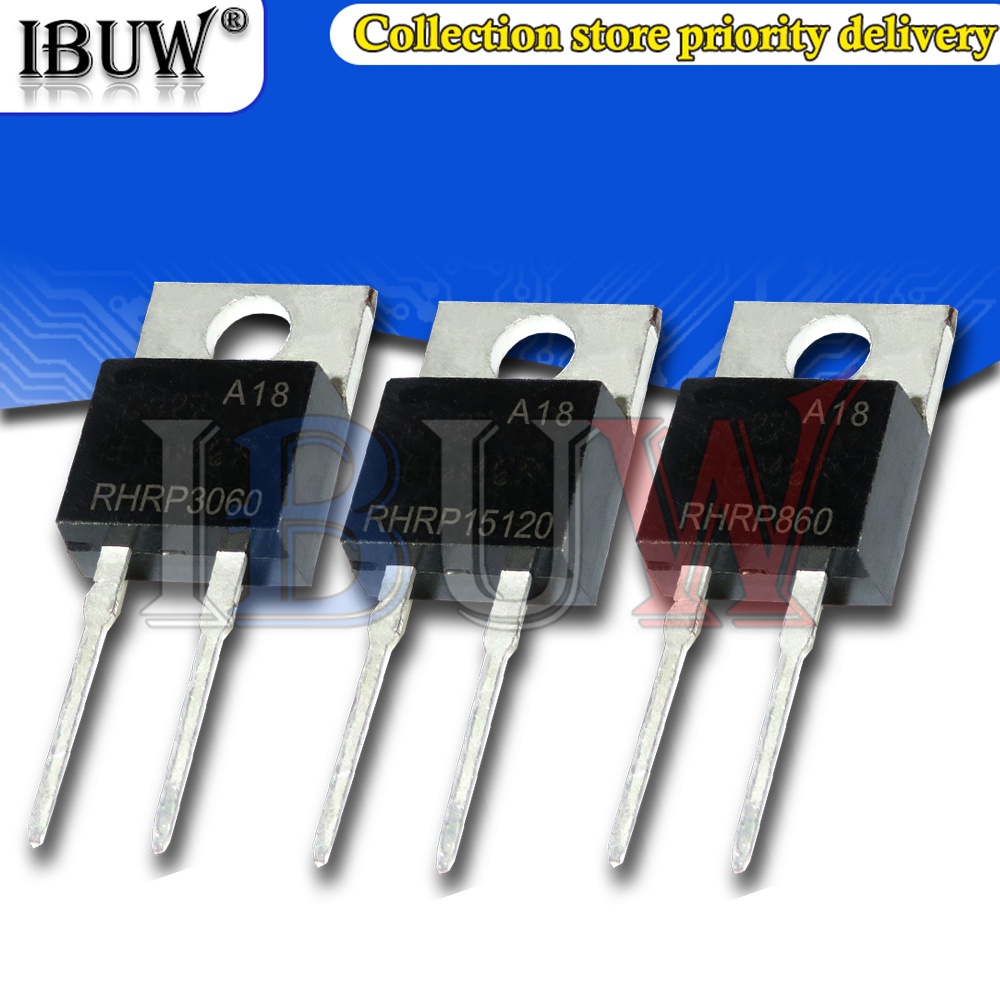 10PCS RHRP860 RHRP1560 RHRP3060 RHRP8120 RHRP15120 RHRP30120 TO220 TO ...