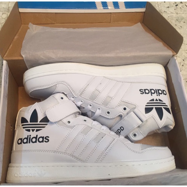 Adidas high cut clearance white