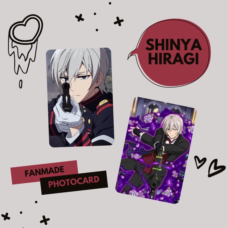 Photocard Shinya Hiragi Anime Seraph of The End / Owari no Serath ...