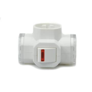 AZKO Krisbow Three-Way T-Arde 3-Way Electrical Plug | Shopee Philippines