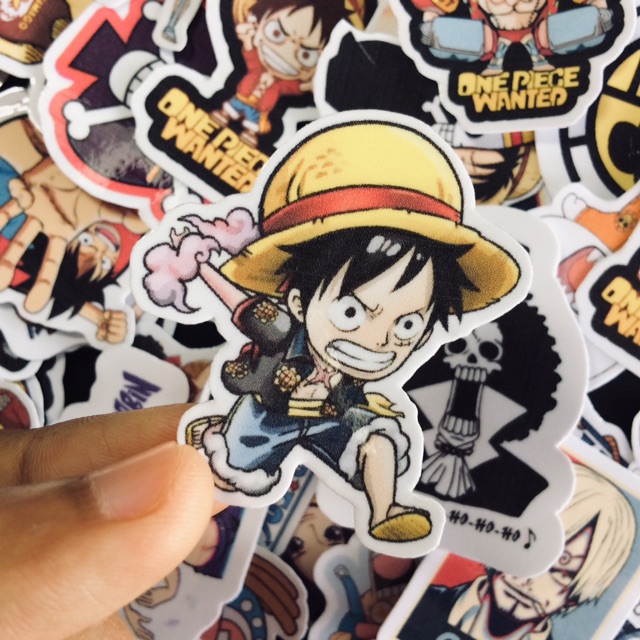 20PCS ONE PIECE STICKERS WATERPROOF | Shopee Philippines