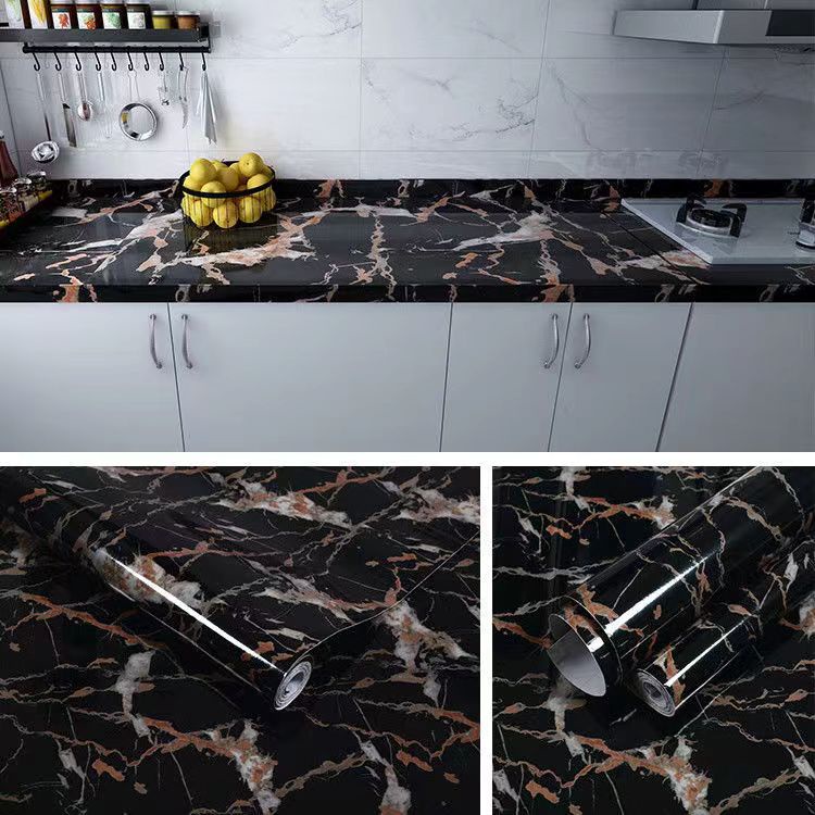 10 Meters Marble Wallpaper Self-Adhesive Kitchen Sticker Waterproof ...