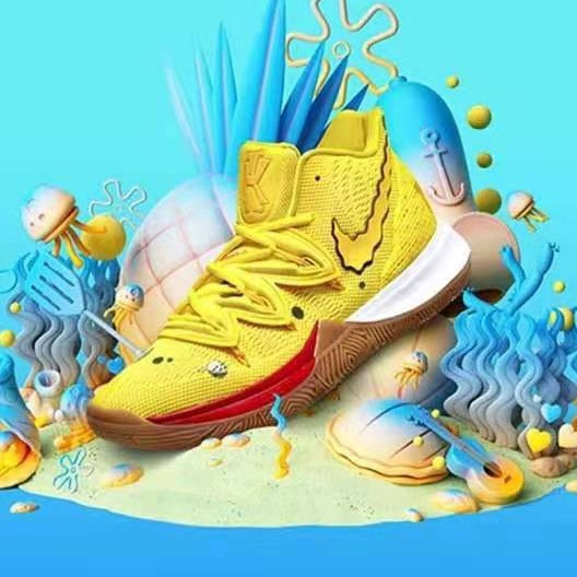 Kyrie 5 spongebob buy hotsell