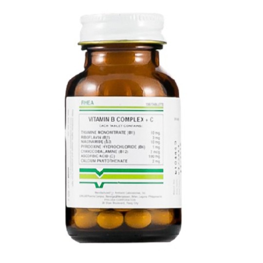 RHEA Vitamin B Complex 100 Tablets Shopee Philippines