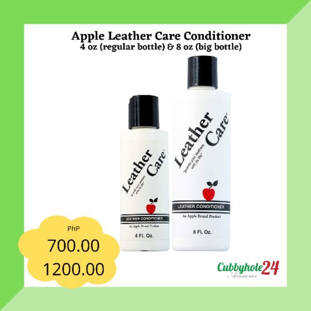 Apple Brand Leather Care Conditioner (4oz/8oz) Shopee Philippines