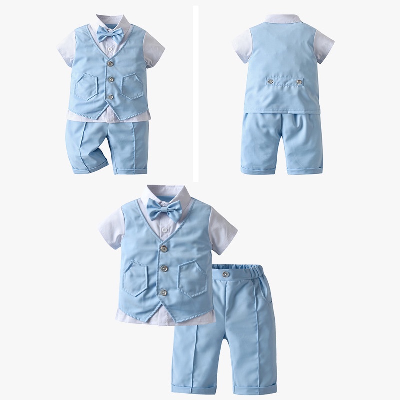 Baby Boy Baptismal Christening Formal Outfit Set Baptismal Attire for