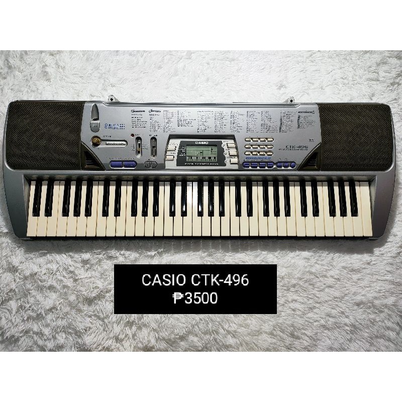 美品☆CASIO 電子キーボード CTK-496 電子ピアノ - 鍵盤楽器