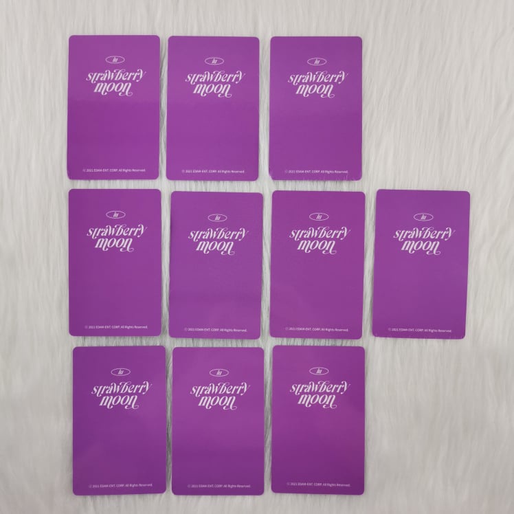 TINGI ] IU Strawberry Moon LILAC Official Photocard Photo card