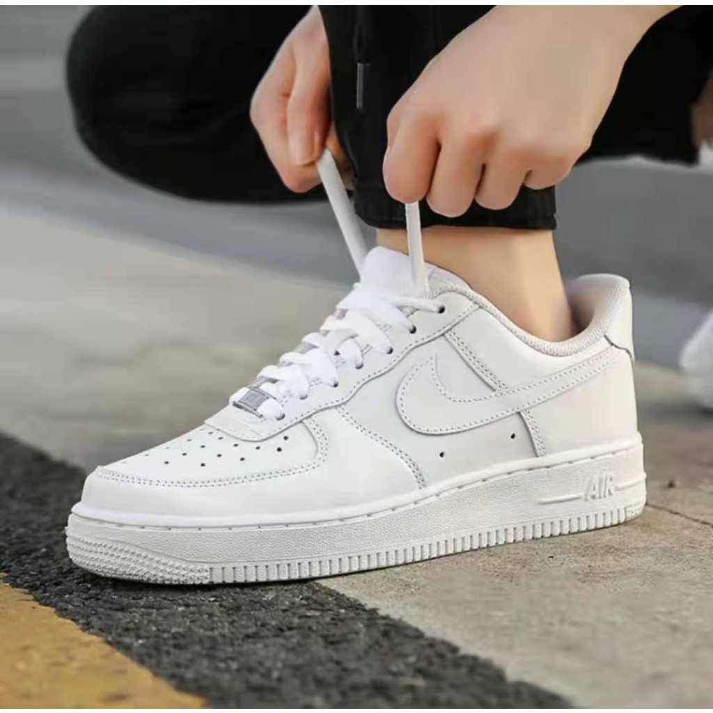 lowest price！Fashion All White Sneaker Shoes for Men and Women Unisex ...