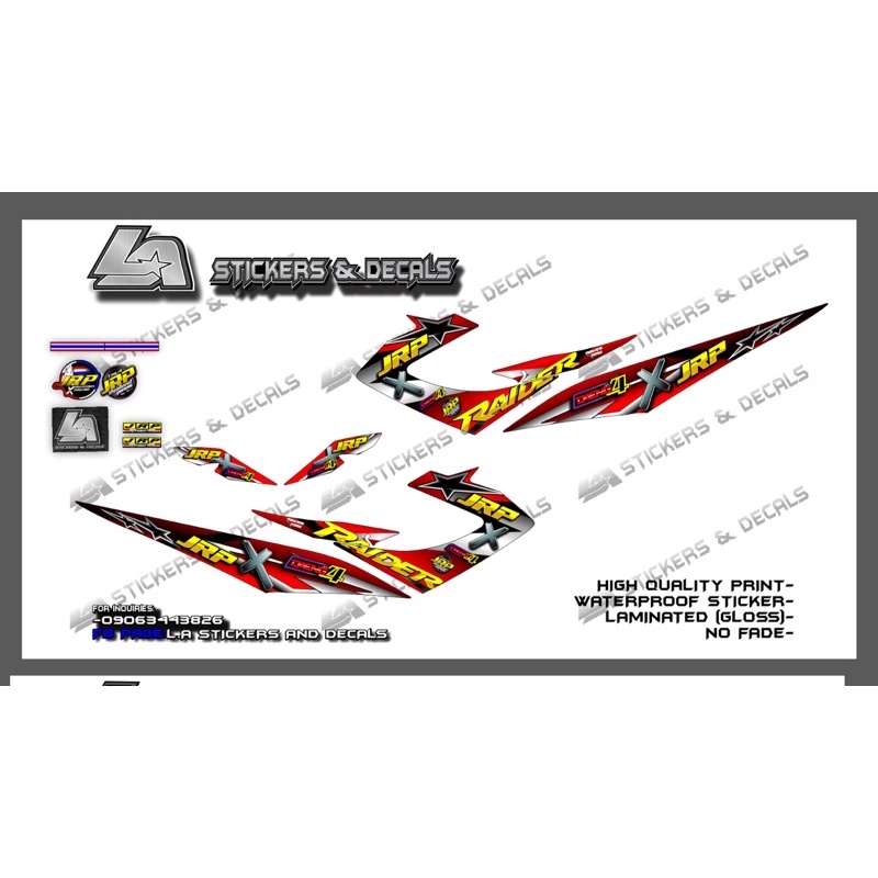 Suzuki Raider 150 jrp x daeng decals designs with freebies | Shopee ...