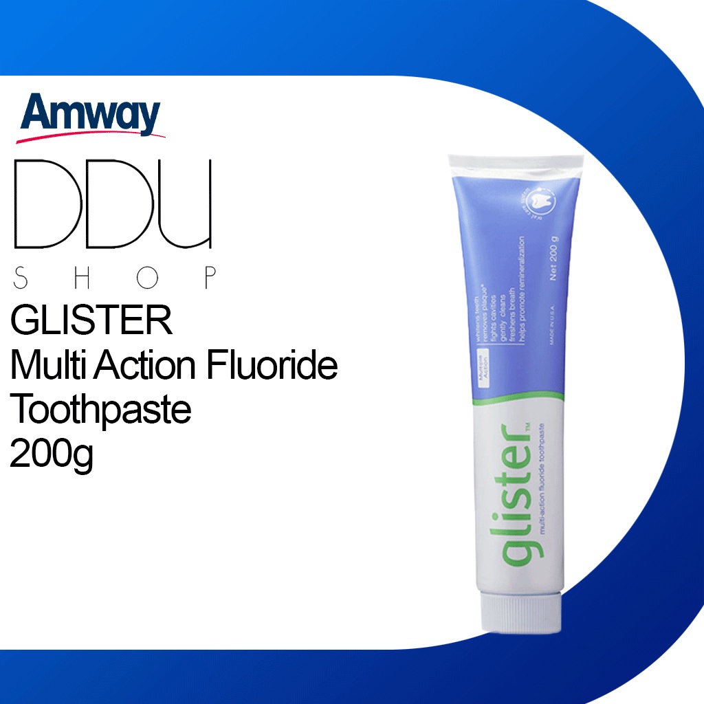 Amway / GLISTER Multi Action Fluoride Toothpaste 200g Shopee Philippines