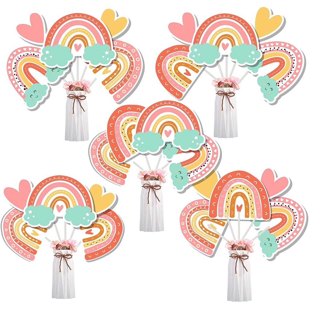 Boho Rainbow Party Decorationsnull