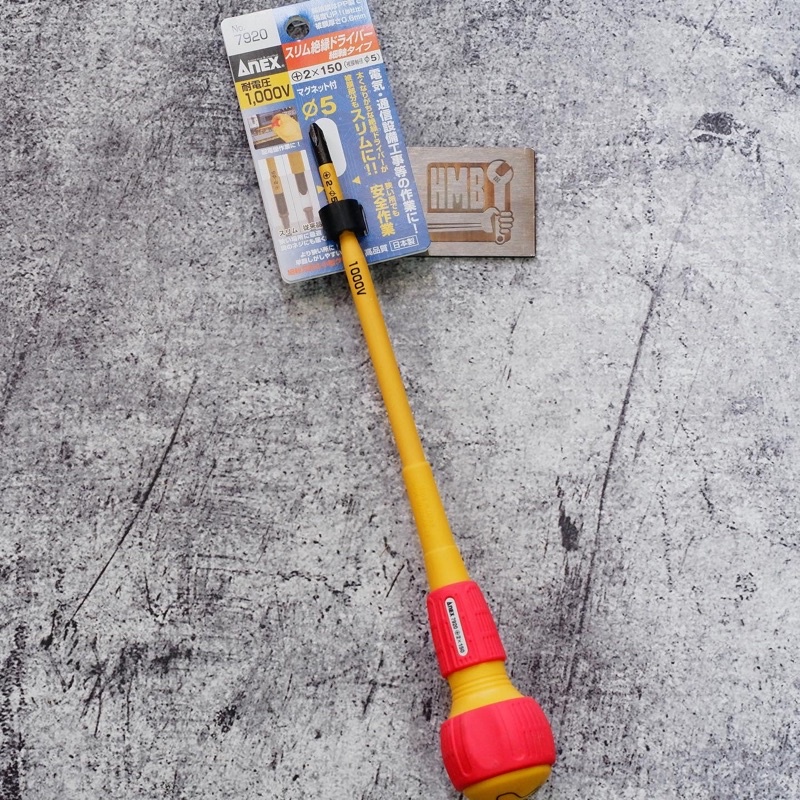 Japanese screwdriver with round handle 1000V Anex 7900 7920 made in Japan Shopee Philippines