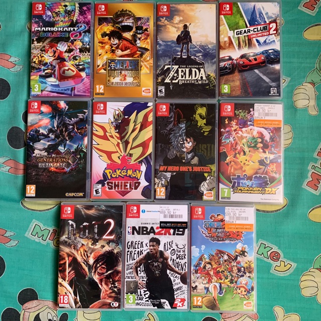 Nintendo switch 2nd hand hot sale games