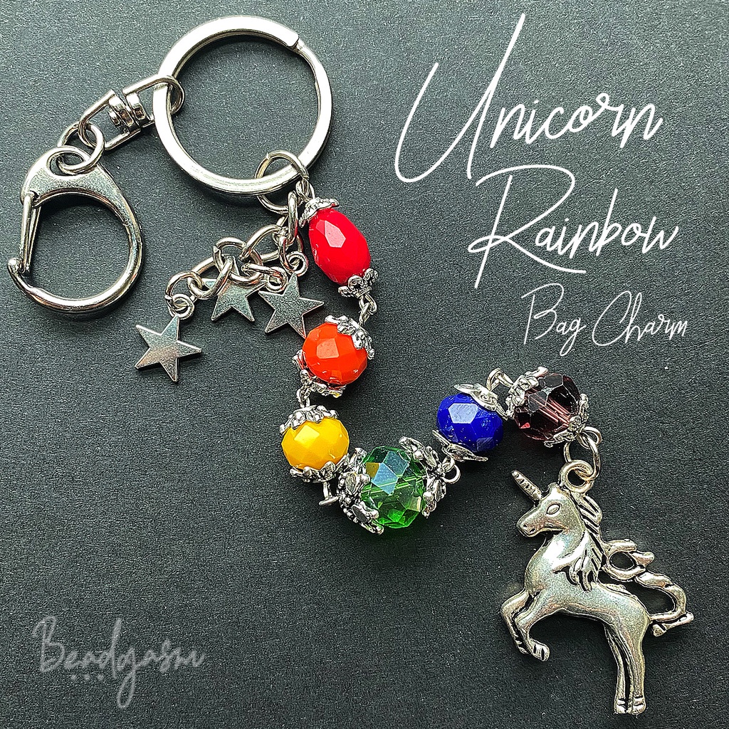 Unicorn bag online charm