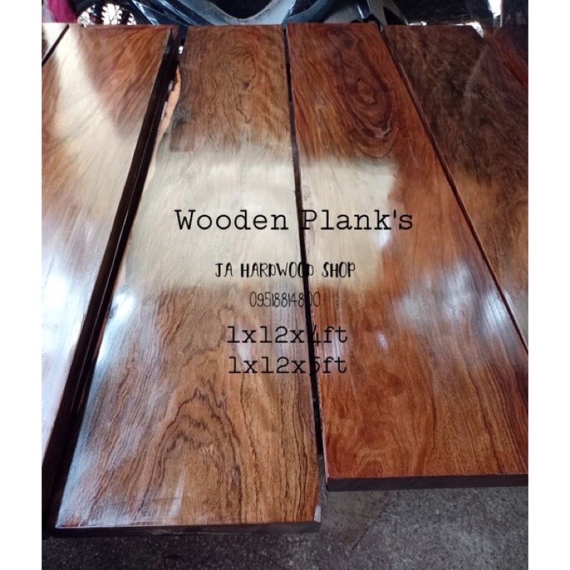 Plain 1x12x4ft Board Magkuno ( iron wood ) Shopee Philippines