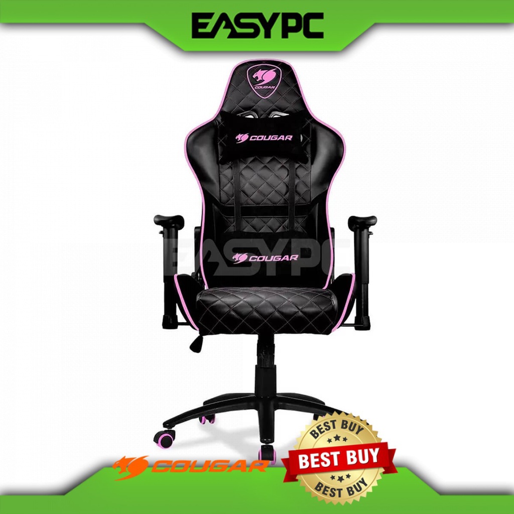 Cougar armor one eva store pink gaming chair