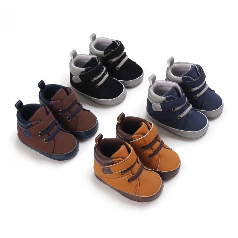 Infant Baby Ankle Boots Shoes Protective Feet Newborn Baby Boys First  Walker for Year Birthday
