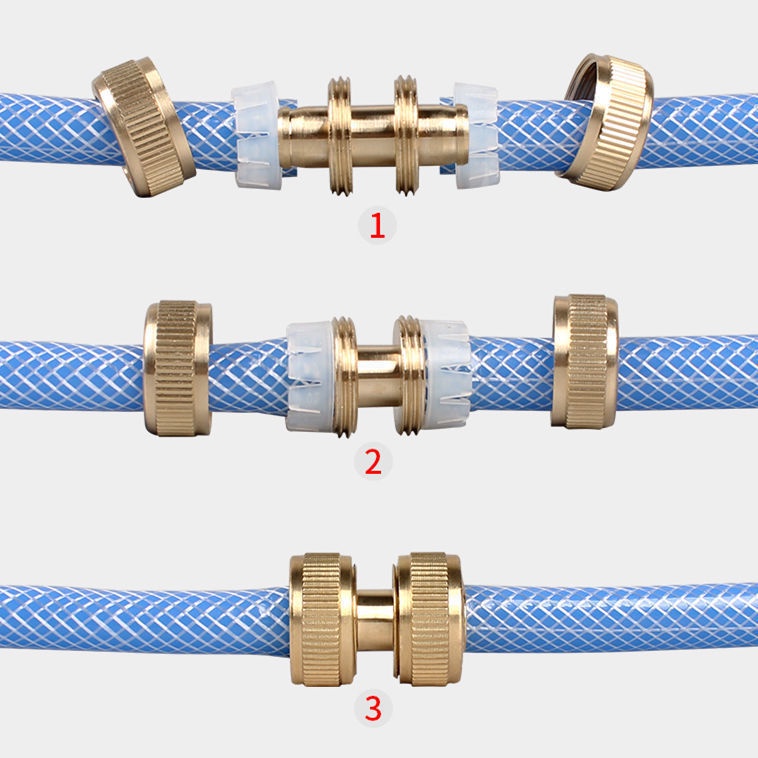 Pure Copper Four-Point Six-Point Hose Repair Butt Joint, Car Wash Water ...