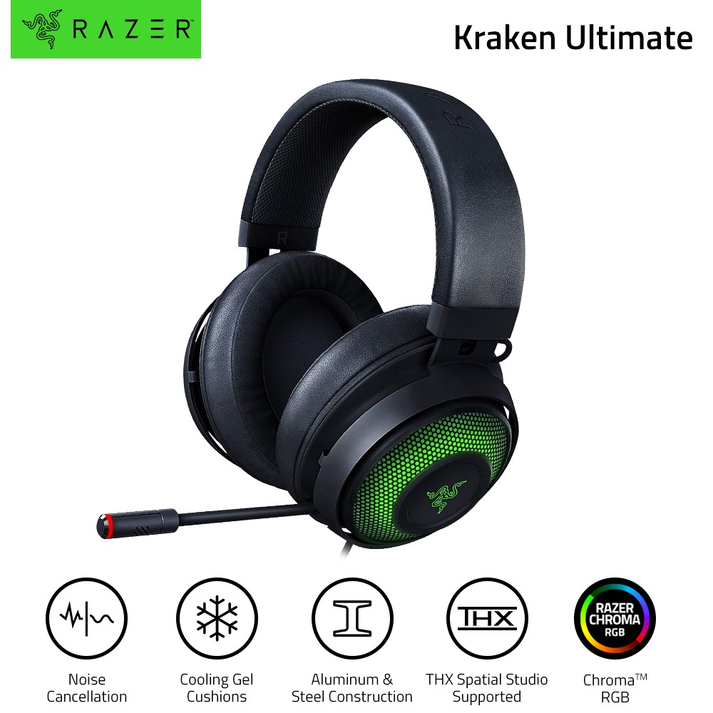 Razer kraken ultimate gaming headset with microphone hotsell