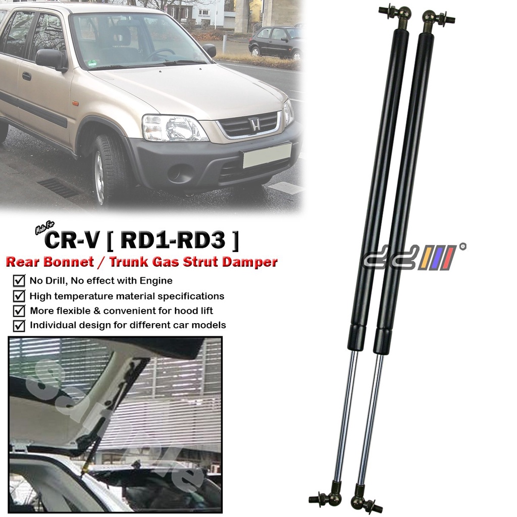 Rear Bonnet Damper Boot Absorber Honda CRV S10 CR-V RD1 RD2 RD3 1995 ...