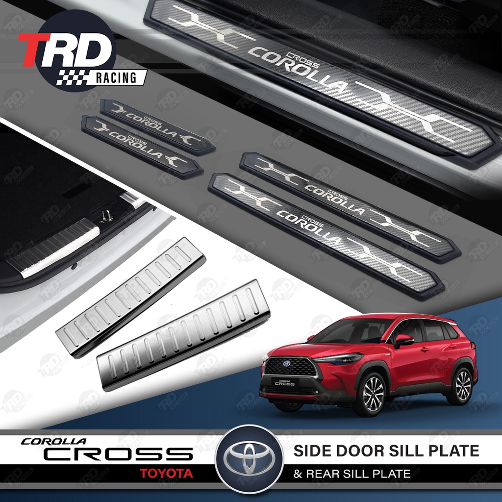 [STEP SILL PLATE] Toyota Corolla CROSS 2022 2024 Door Side Car Rear