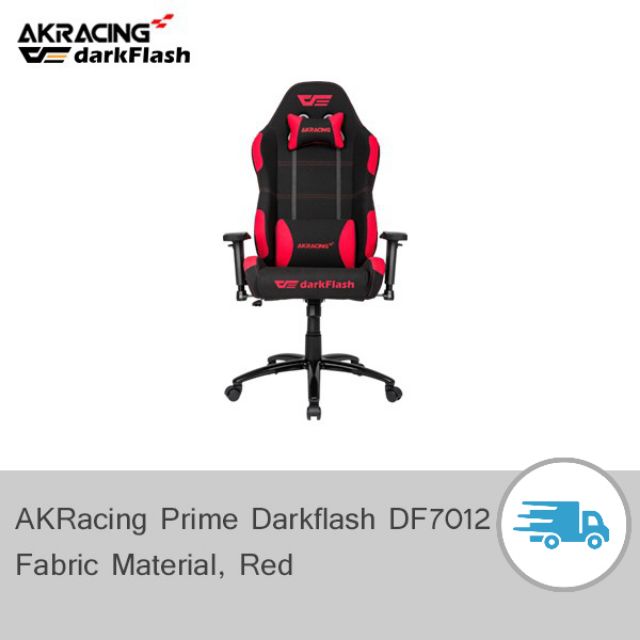 AKRacing Prime Darkflash DF7012 Black Red Fabric Material