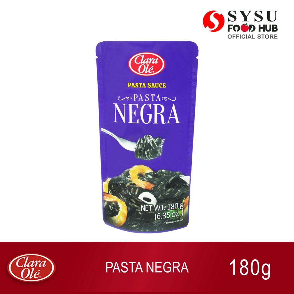 Clara Olé Pasta Negra Pasta Sauce 180g | Shopee Philippines