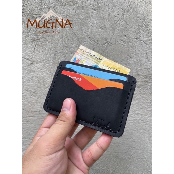 Kevin Card holder v5 handmade - Real Leather | Shopee Philippines