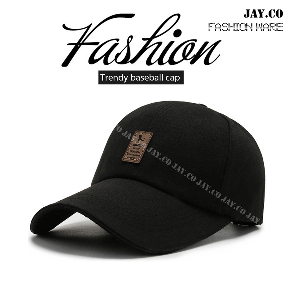 [JAY.CO] Fashion Men's Canvas Baseball Hat Sun Hat #MZ005 | Shopee ...