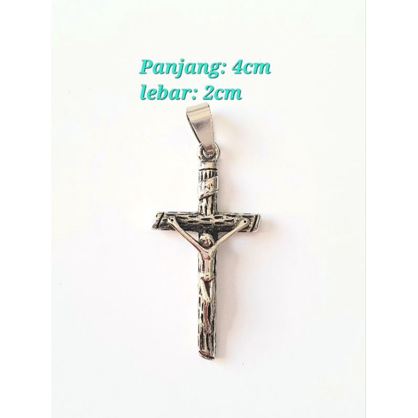 Titanium Bamboo Cross Pendant | Shopee Philippines