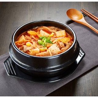 Clay Pot Ceramic Stew Pot Casserole Pot Korean Stone Bowl,Korean Cooking Pot,Donabe  Rice Cooker,Hand-Crafted Speckled Ceramic Pot Casserole,Dolsot Bibimbap  Bowl,Hot Pot for Cooking Dolsot Soup