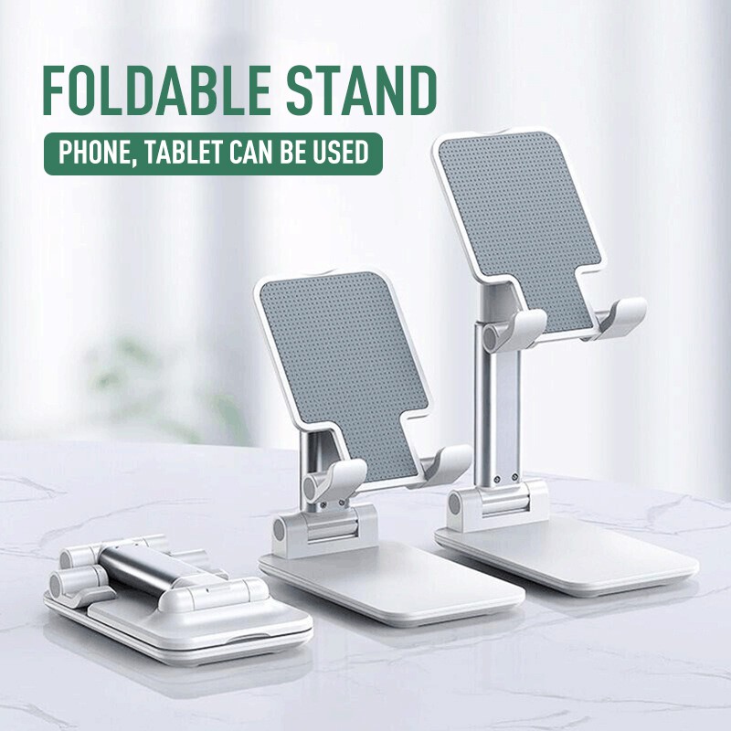 Luxury Telescopic Folding Smart Phone Tablet Stand Adjustable Holder For  iPhone And All Phone Desktop Support
